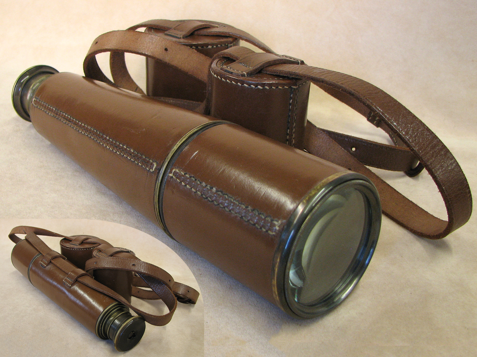 Broadhurst Clarkson 3 draw Pancratic Tourist model field telescope to 40x magnification